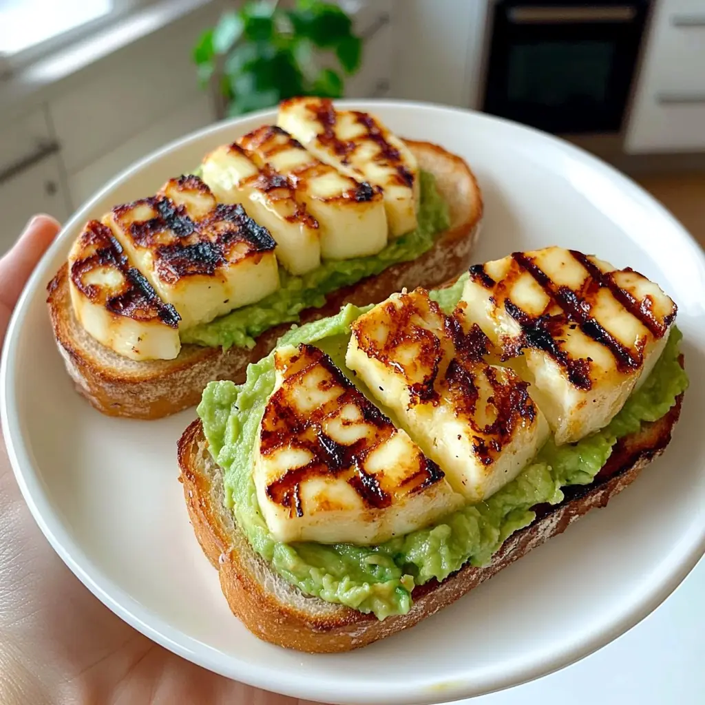 Mouthwatering Halloumi Avocado Toast with a Zesty Twist 🥑🧀🍋