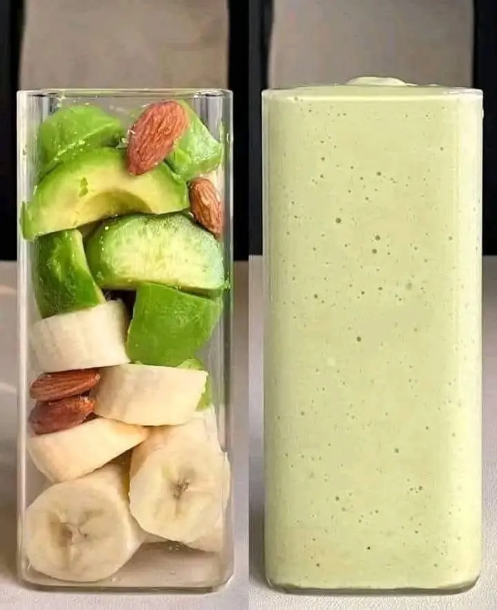 Creamy Avocado Banana Green Smoothie Recipe
