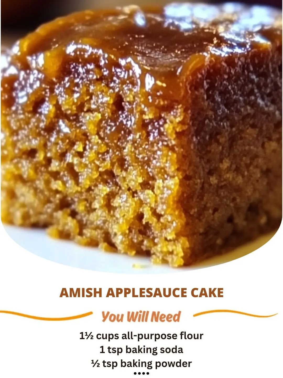 Amish Applesauce Cake: A Moist & Spiced Classic 🍏🍰