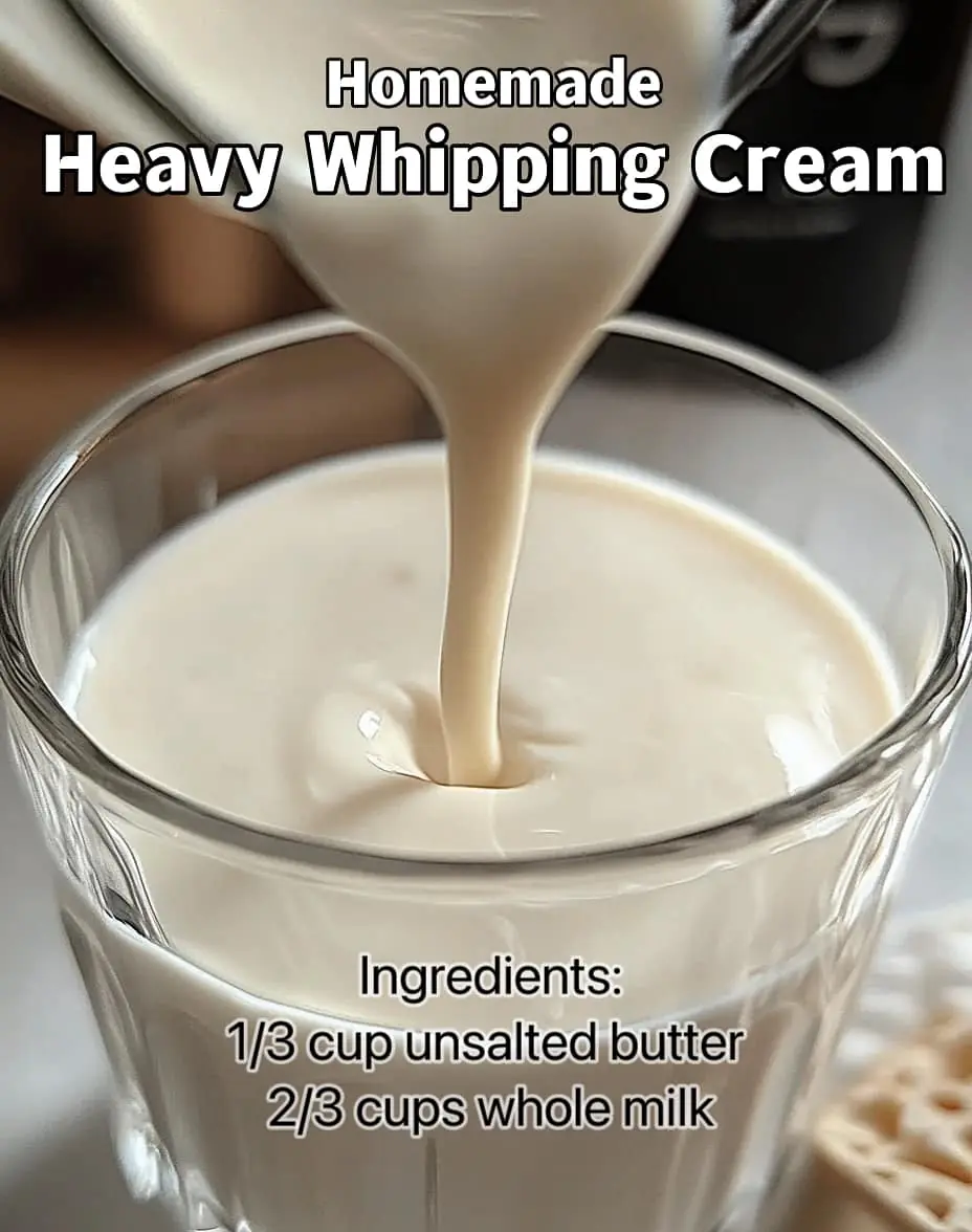 Homemade Heavy Whipping Cream From Scratch