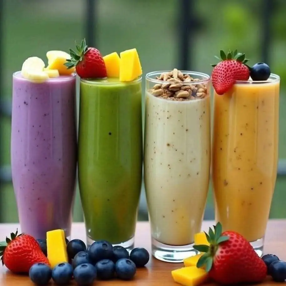 4 Delicious & Nutritious Smoothies for a Healthy Boost! 🍹💚