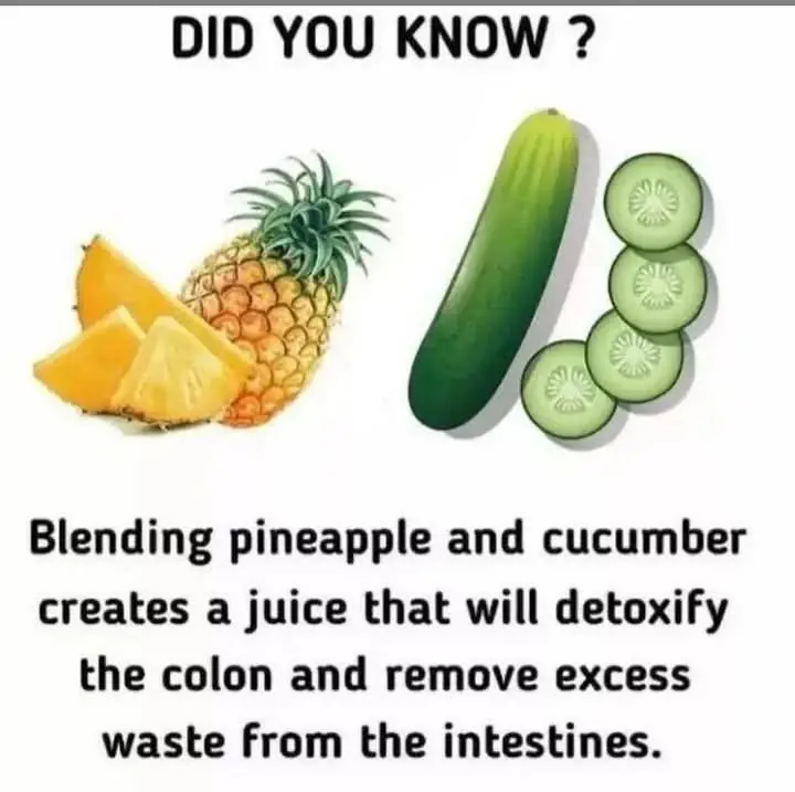 Pineapple & Cucumber Detox Juice for a Healthy Gut! 🍍🥒✨