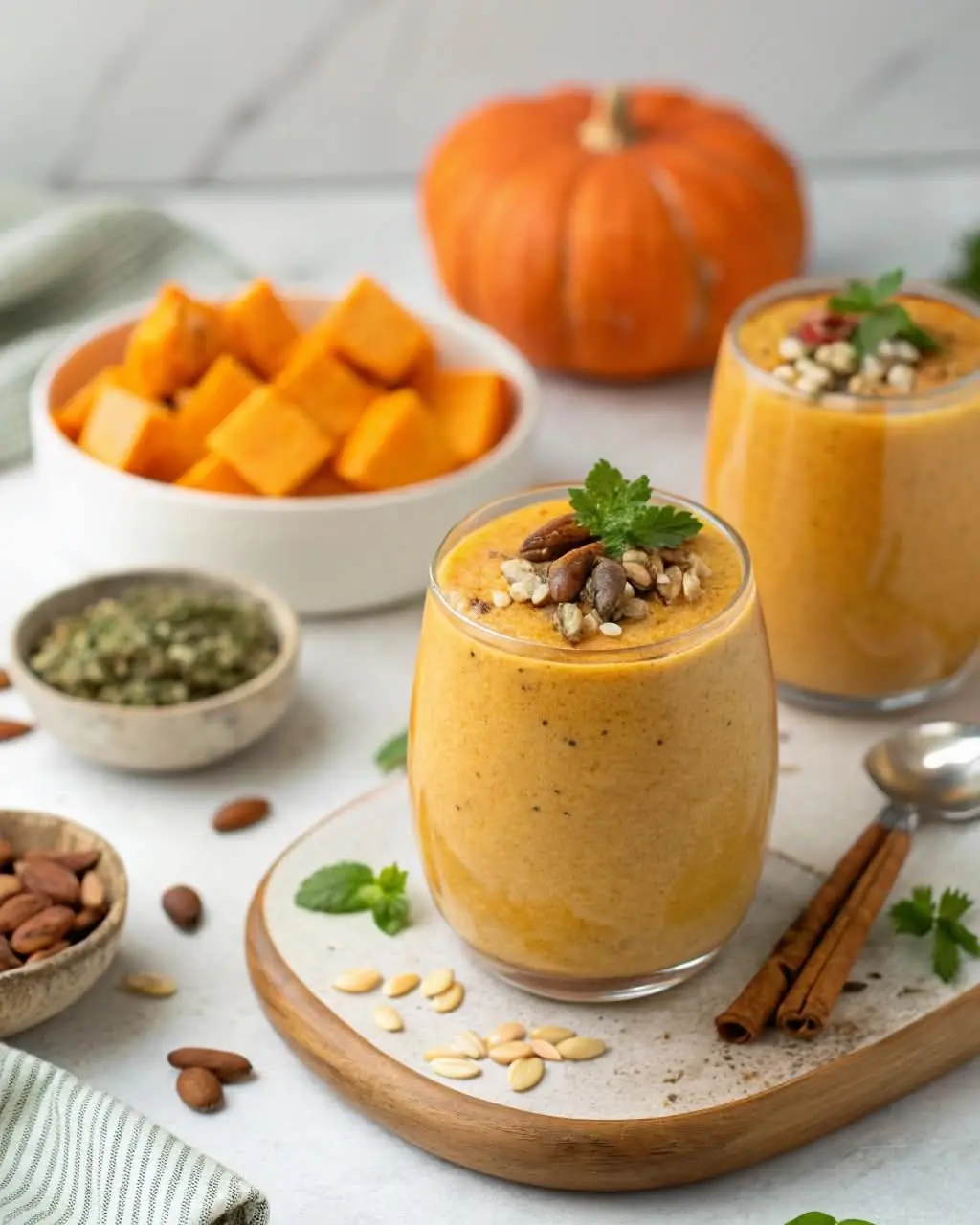 Healthy Pumpkin Smoothie Recipe 🎃🥤