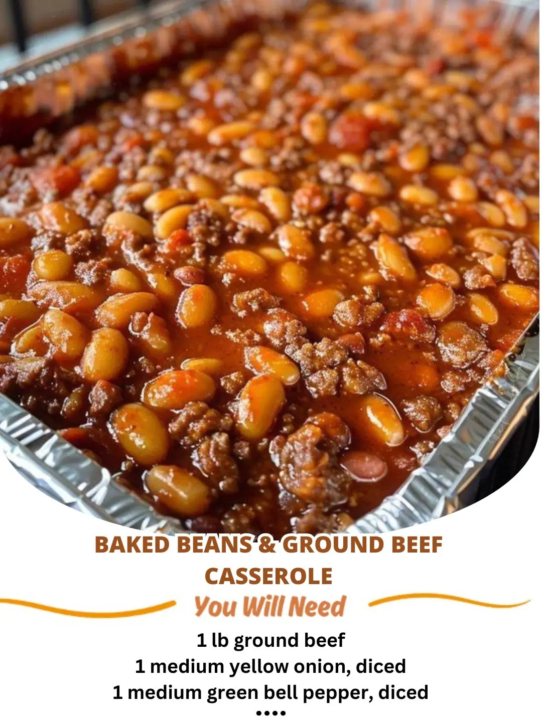 Baked Beans & Ground Beef Casserole