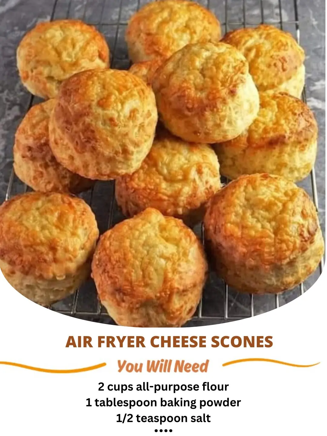 Air Fryer Cheese Scones