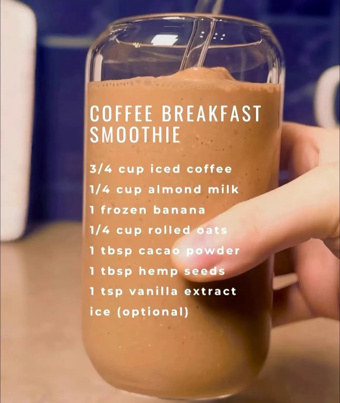 Coffee Breakfast Smoothie ☕🥤