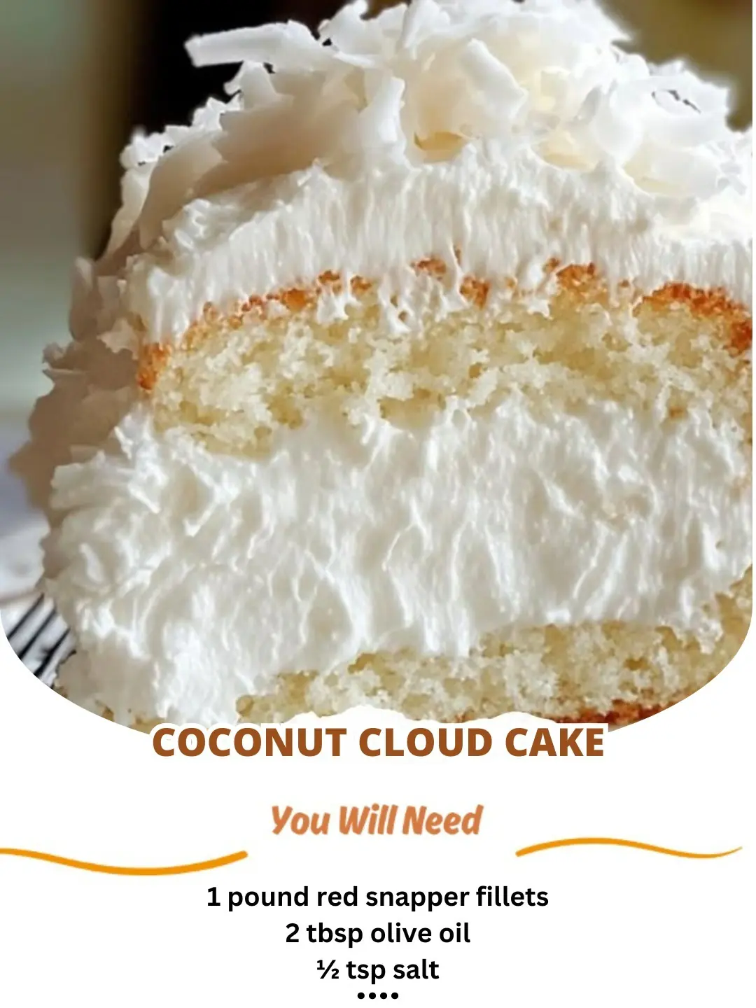 Coconut Cloud Cake