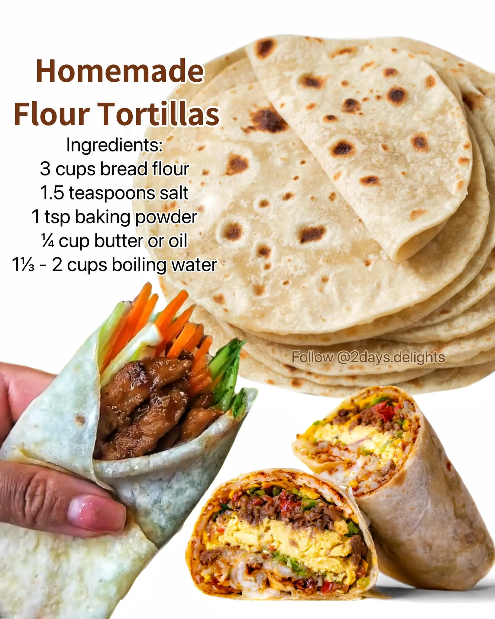 Best Flour Tortillas Recipe