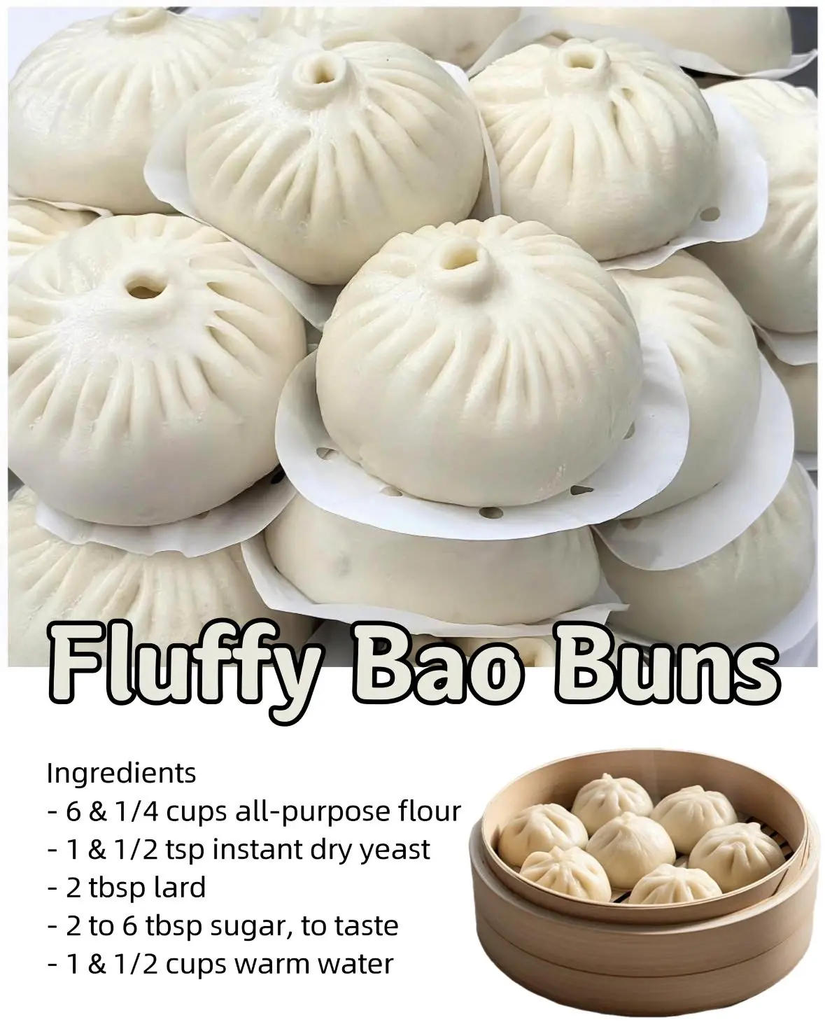 Fluffy Bao Buns Recipe