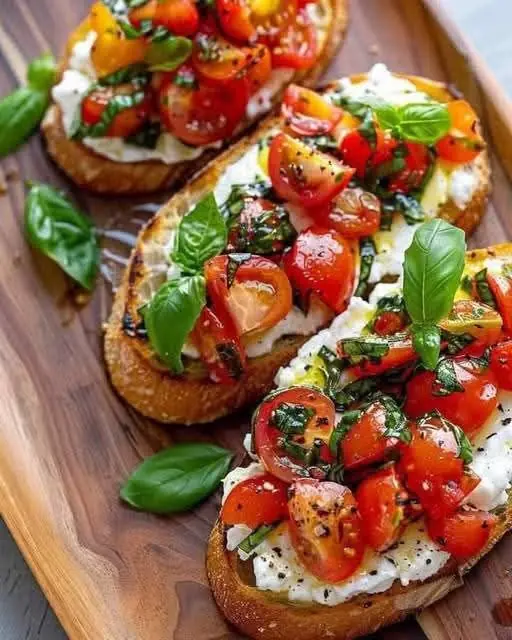 Burrata Bruschetta