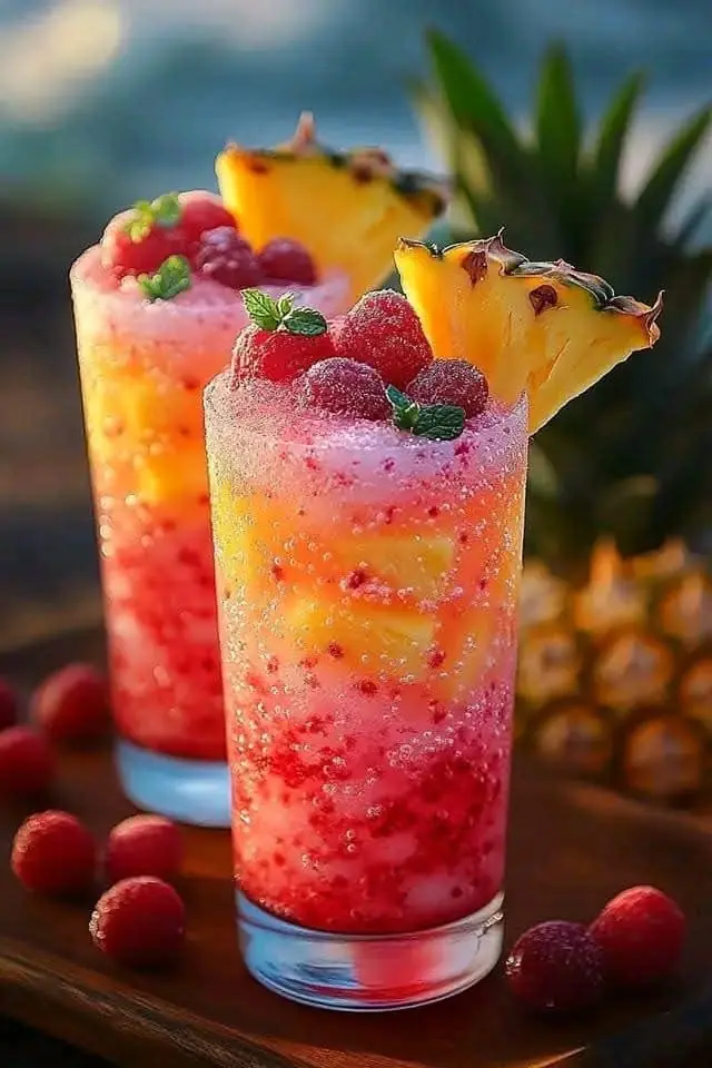 Cranberry Pineapple Fizz