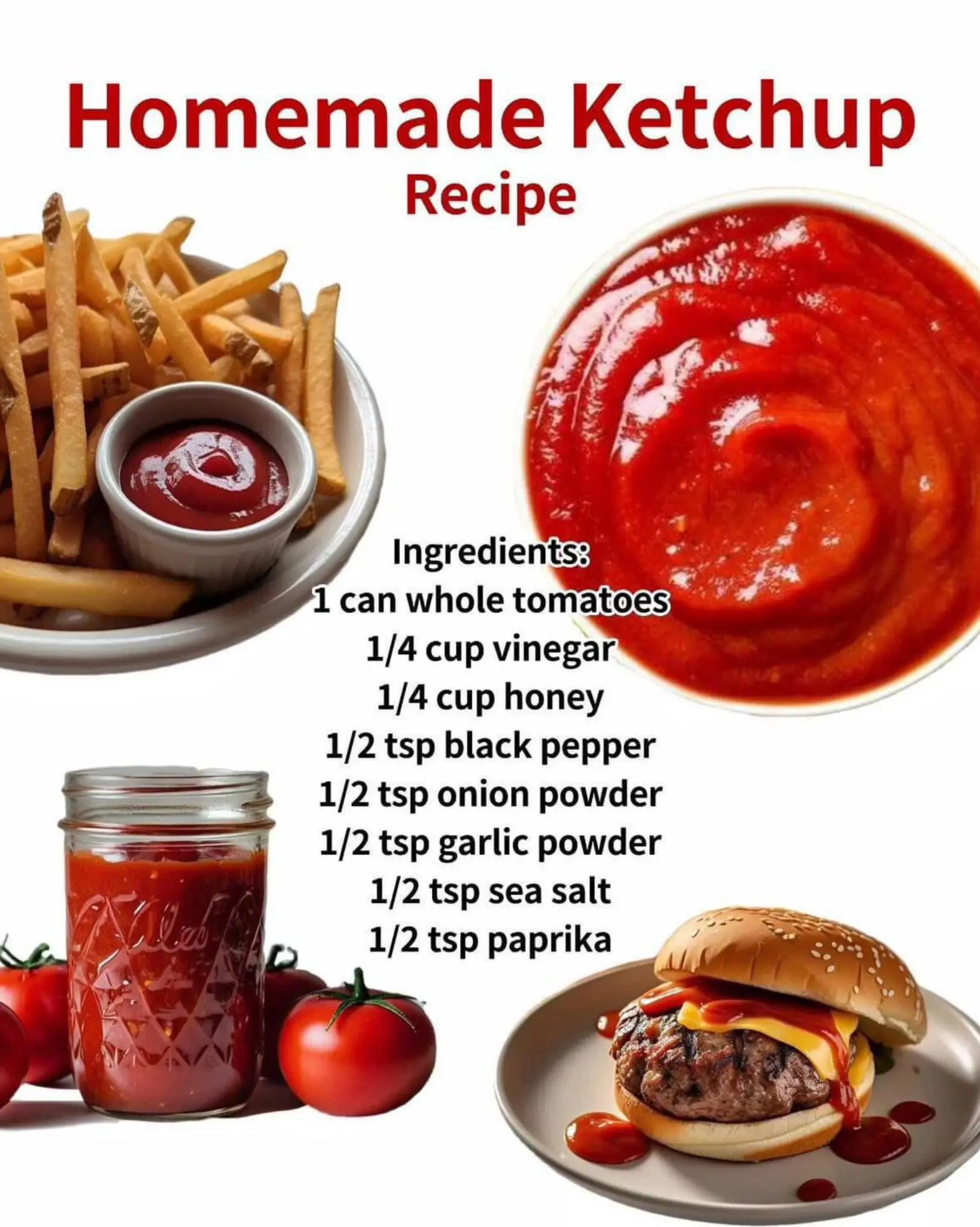 Homemade Ketchup Recipe