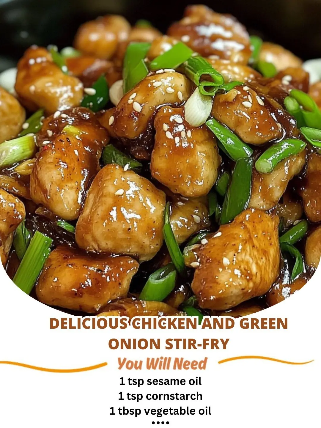 Delicious Chicken and Green Onion Stir-Fry