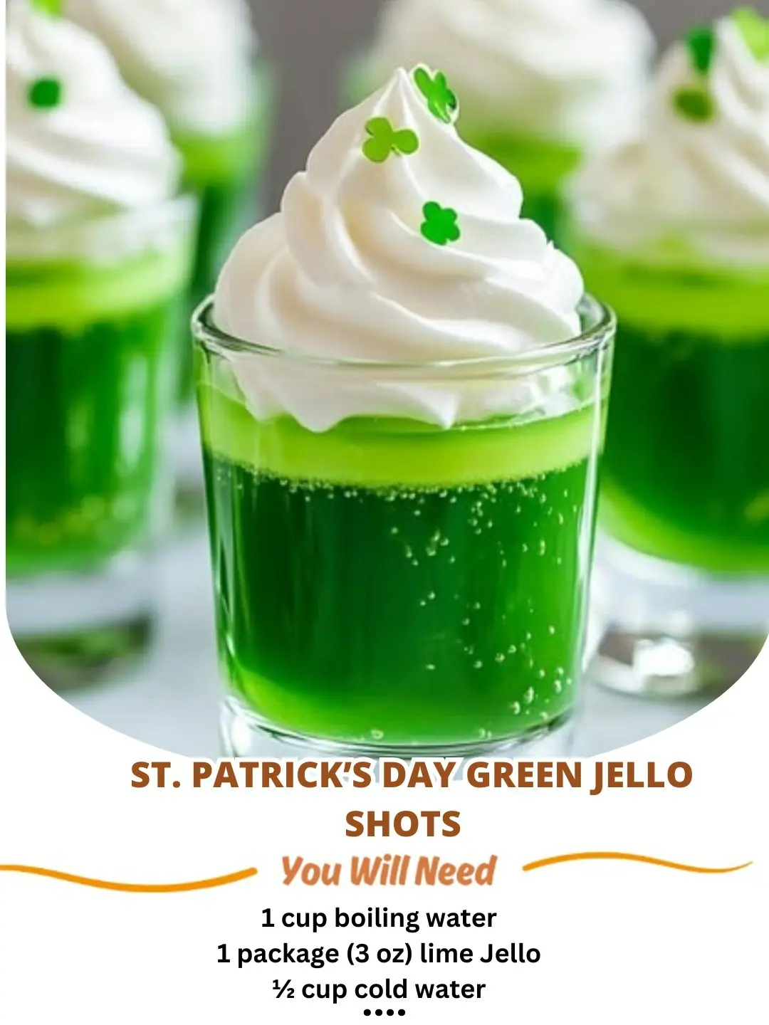 🍀 St. Patrick’s Day Green Jello Shots 🍀