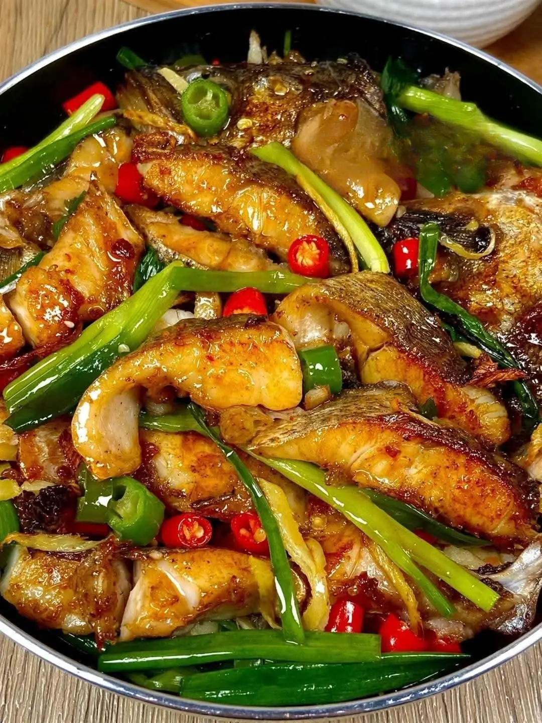 Pan-Fried Fish with Scallions Recipe