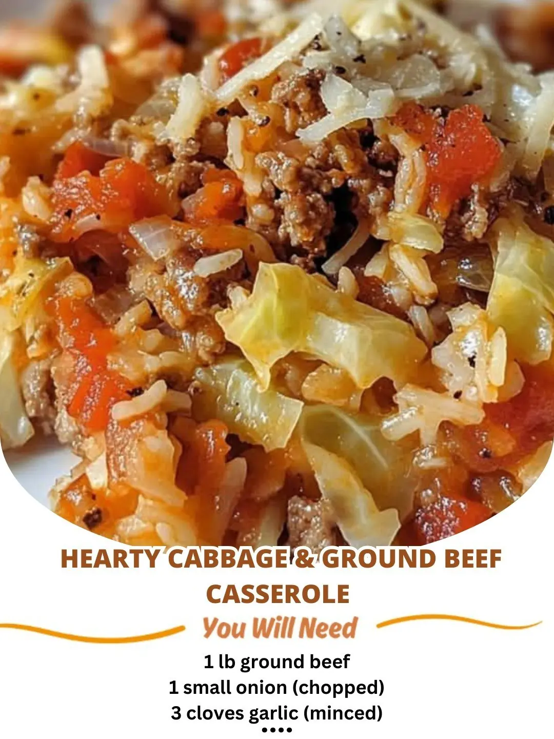 Hearty Cabbage & Ground Beef Casserole – A Cozy Classic! 🥬🥩