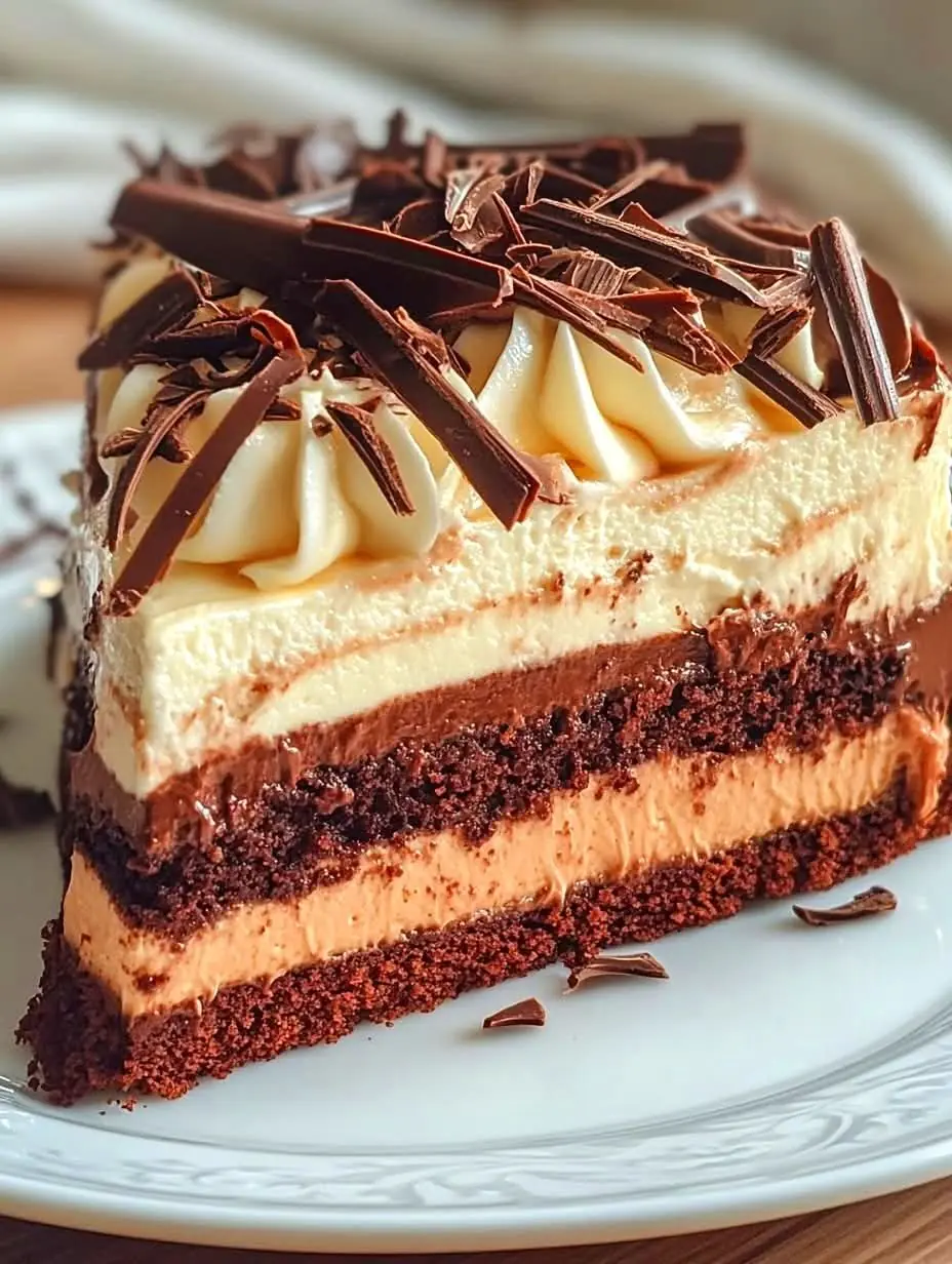 Chocolate Cake With Chantilly Cream