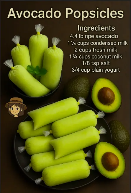 Avocado Popsicles