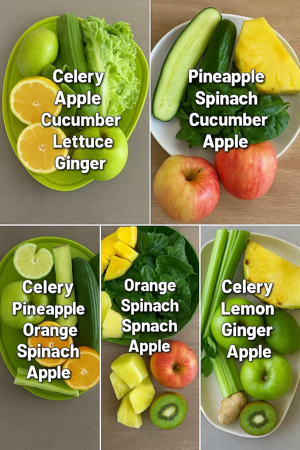 π§Detox Green Juices for Energy & Weight Loss