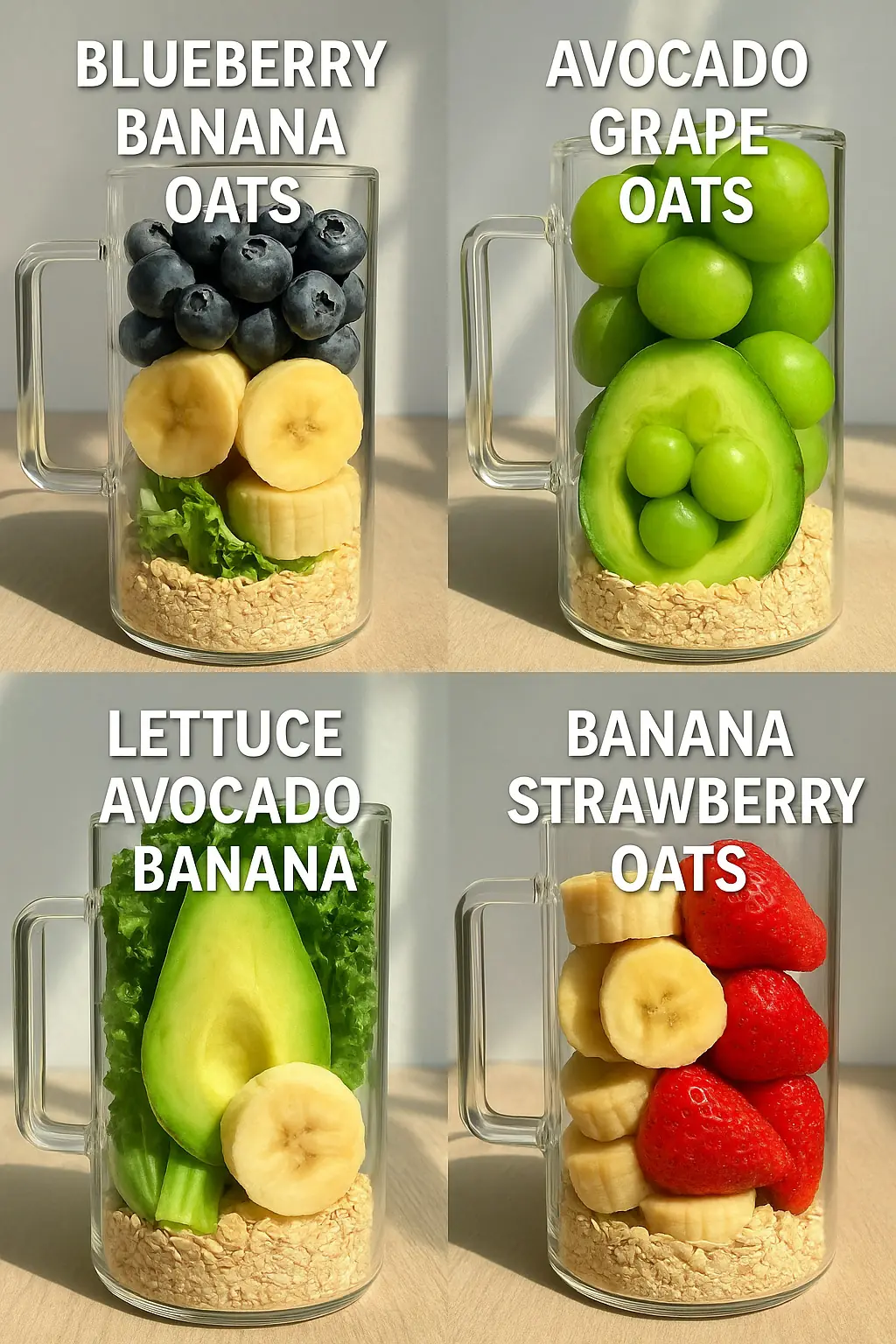 π₯£ Oat Smoothie Cups for Energy & Nourishment