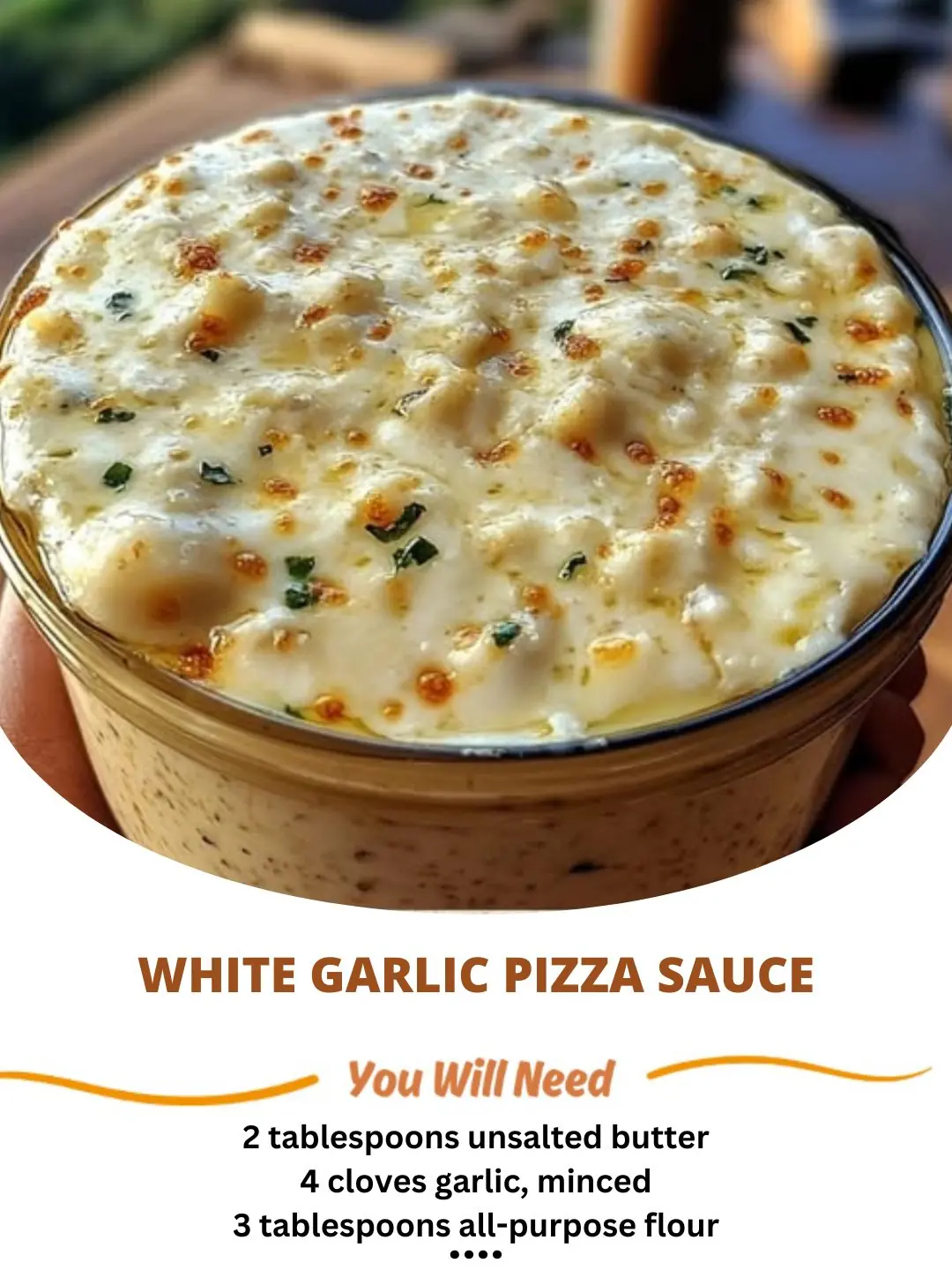 Garlic Pizza Sauce