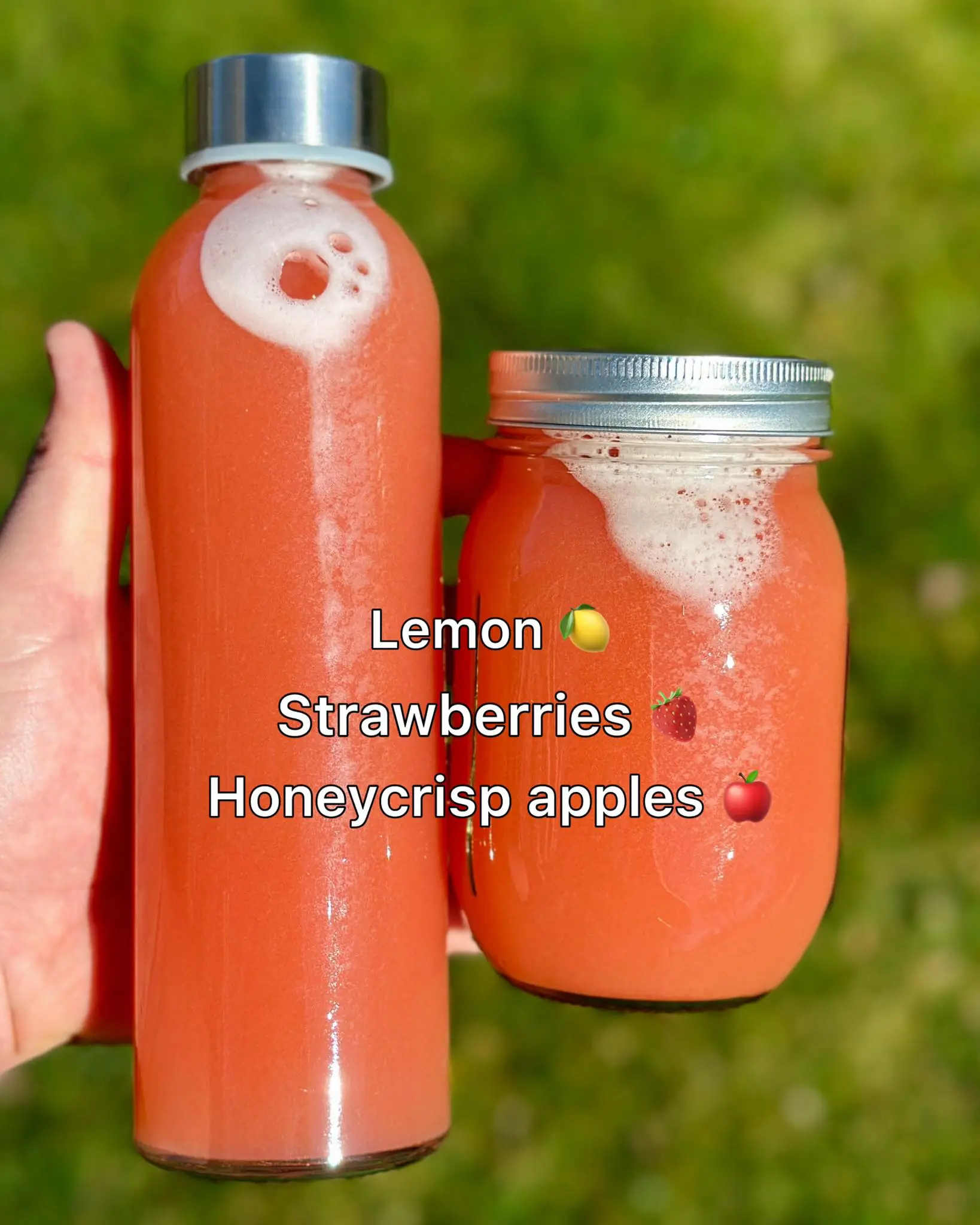 🍓🍎🍋 Strawberry Apple Juic