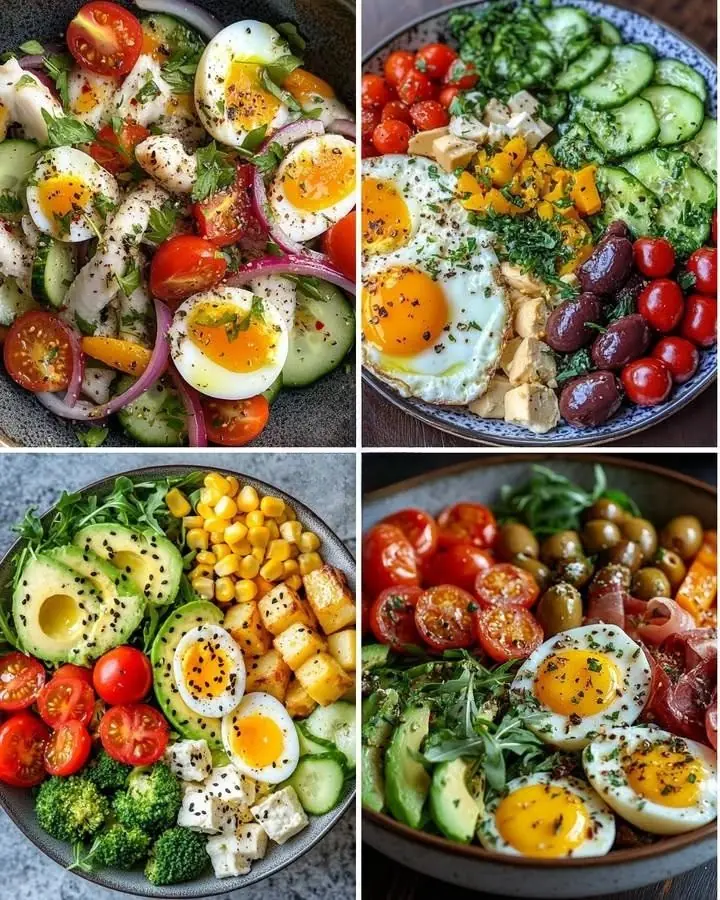 Mediterranean Egg & Veggie Plate