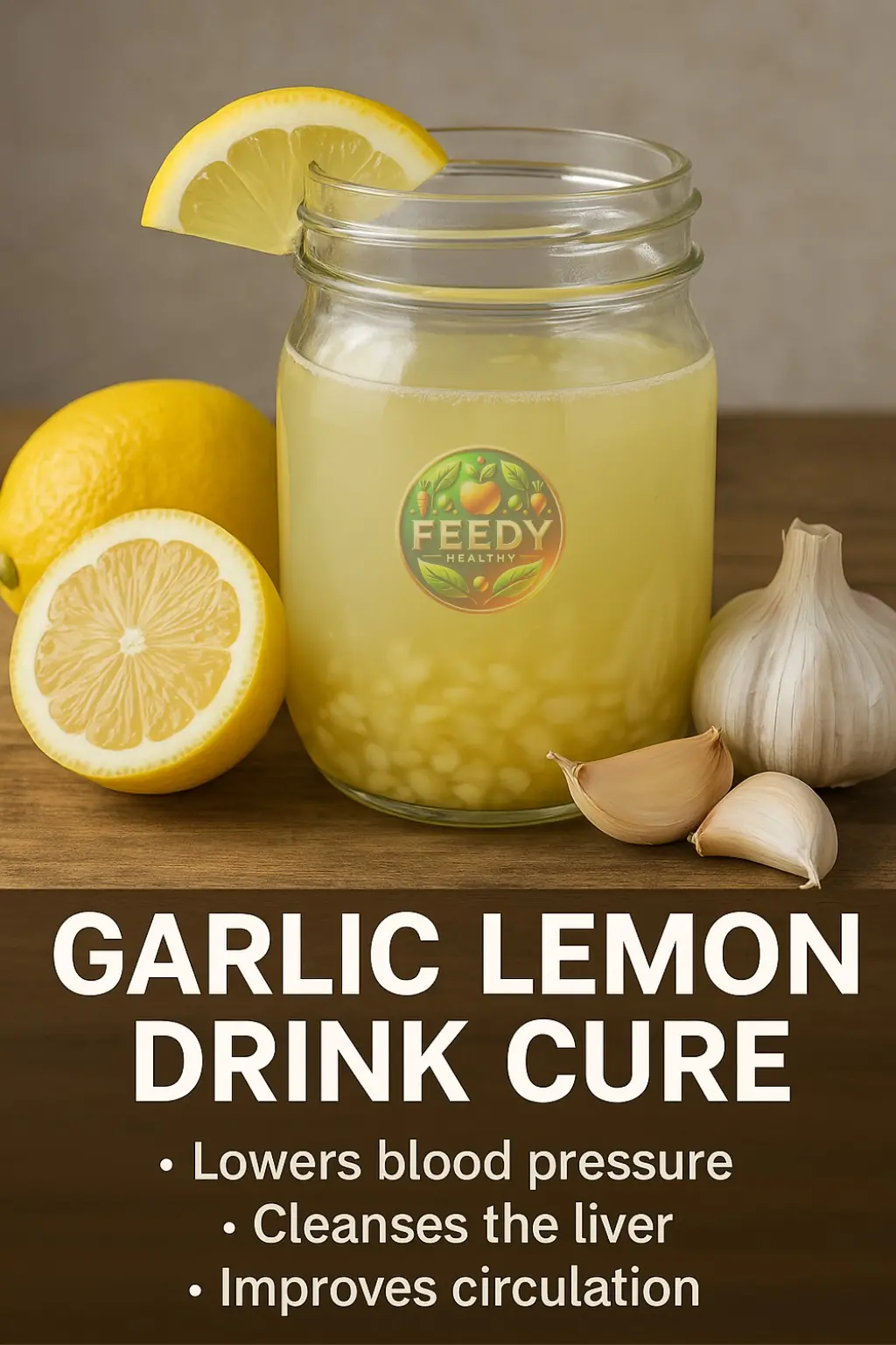Garlic Lemon Drink Cure – The Ultimate Remedy for High Blood Pressure, Liver Detox & Vascular Cleansing! 🍋🧄🔥