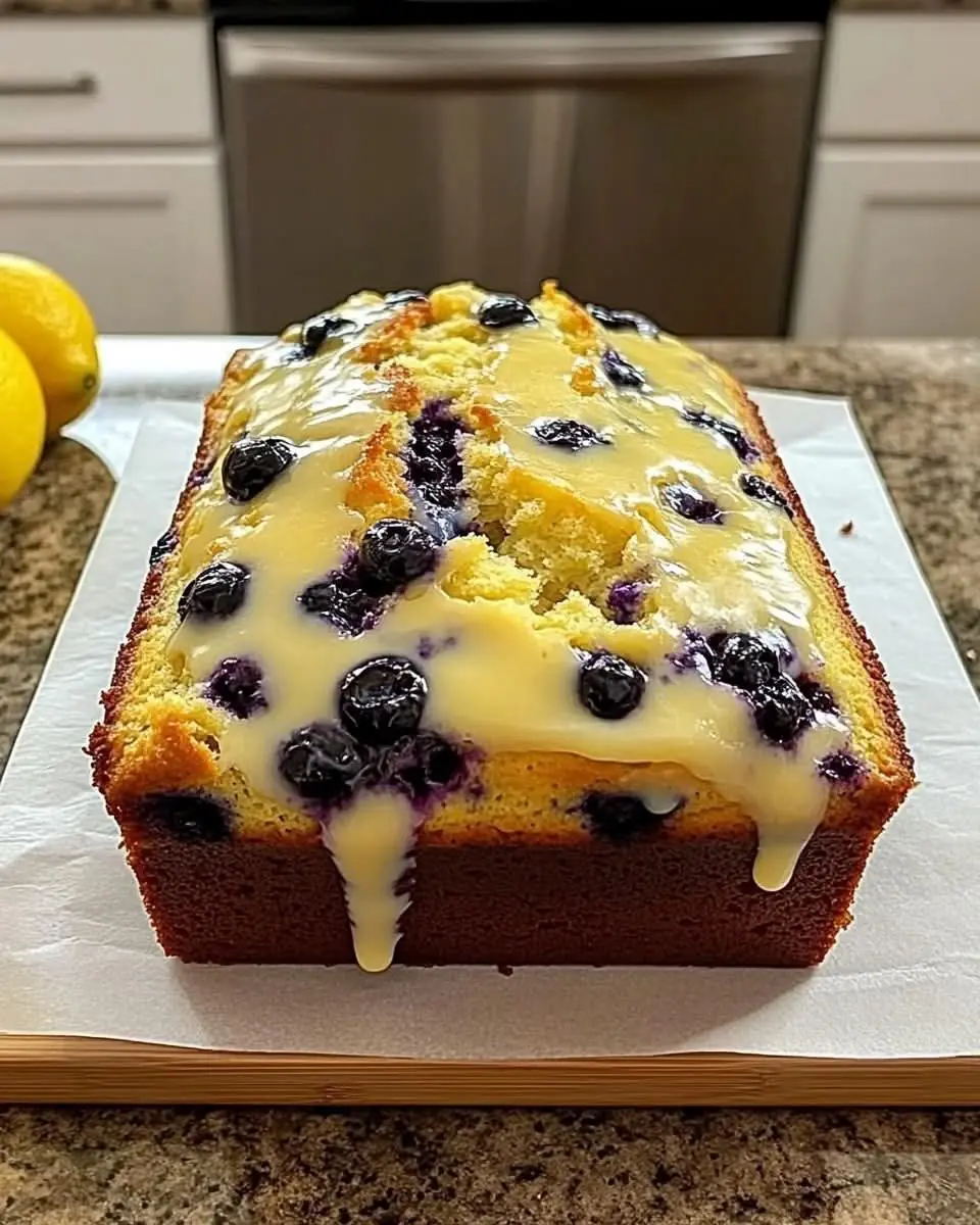 Lemon Blueberry Yogurt Loaf
