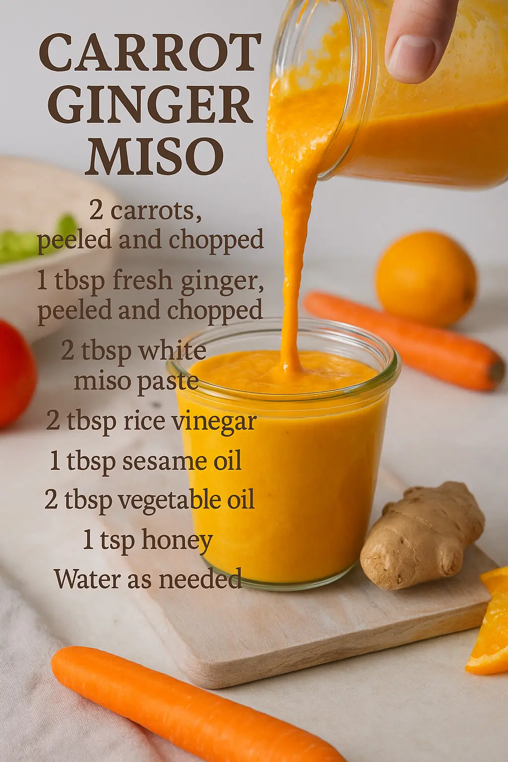 Carrot Ginger Miso
