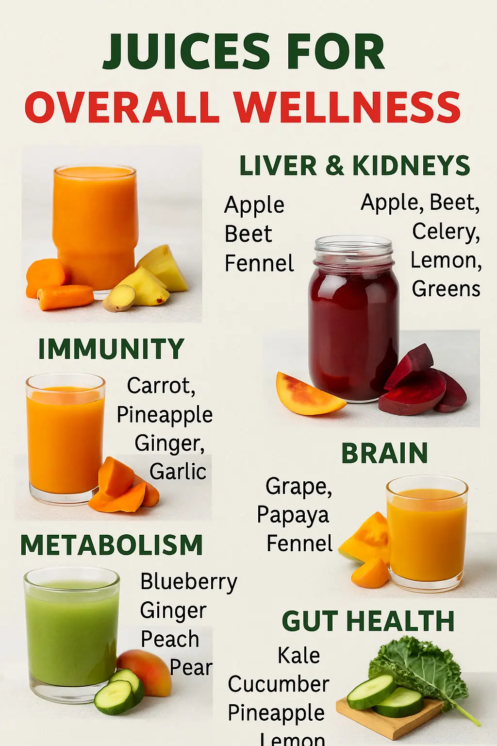 π§ JUICES FOR OVERALL WELLNESS