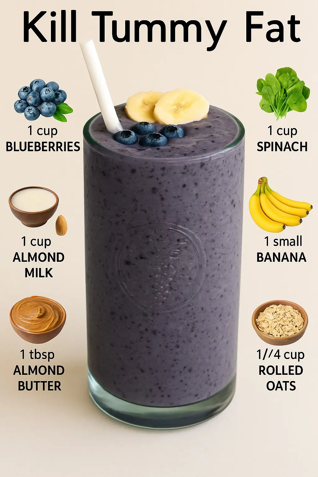 ๐ฅค Kill Tummy Fat Smoothie Recipe
