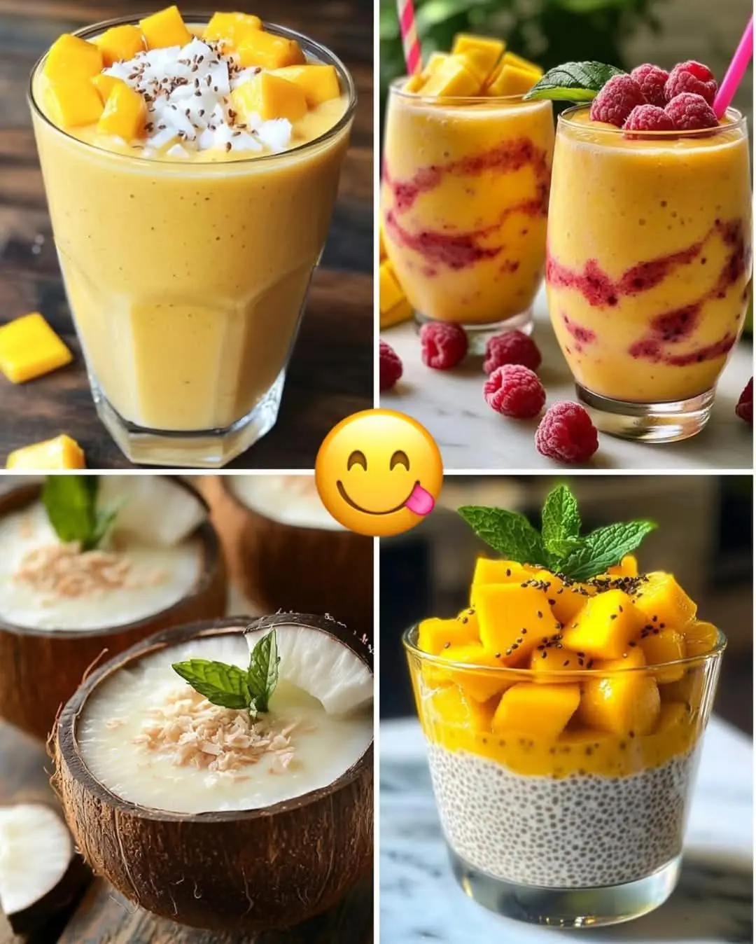 🥭🥥 Tropical Mango Coconut Bliss Smoothie ✨