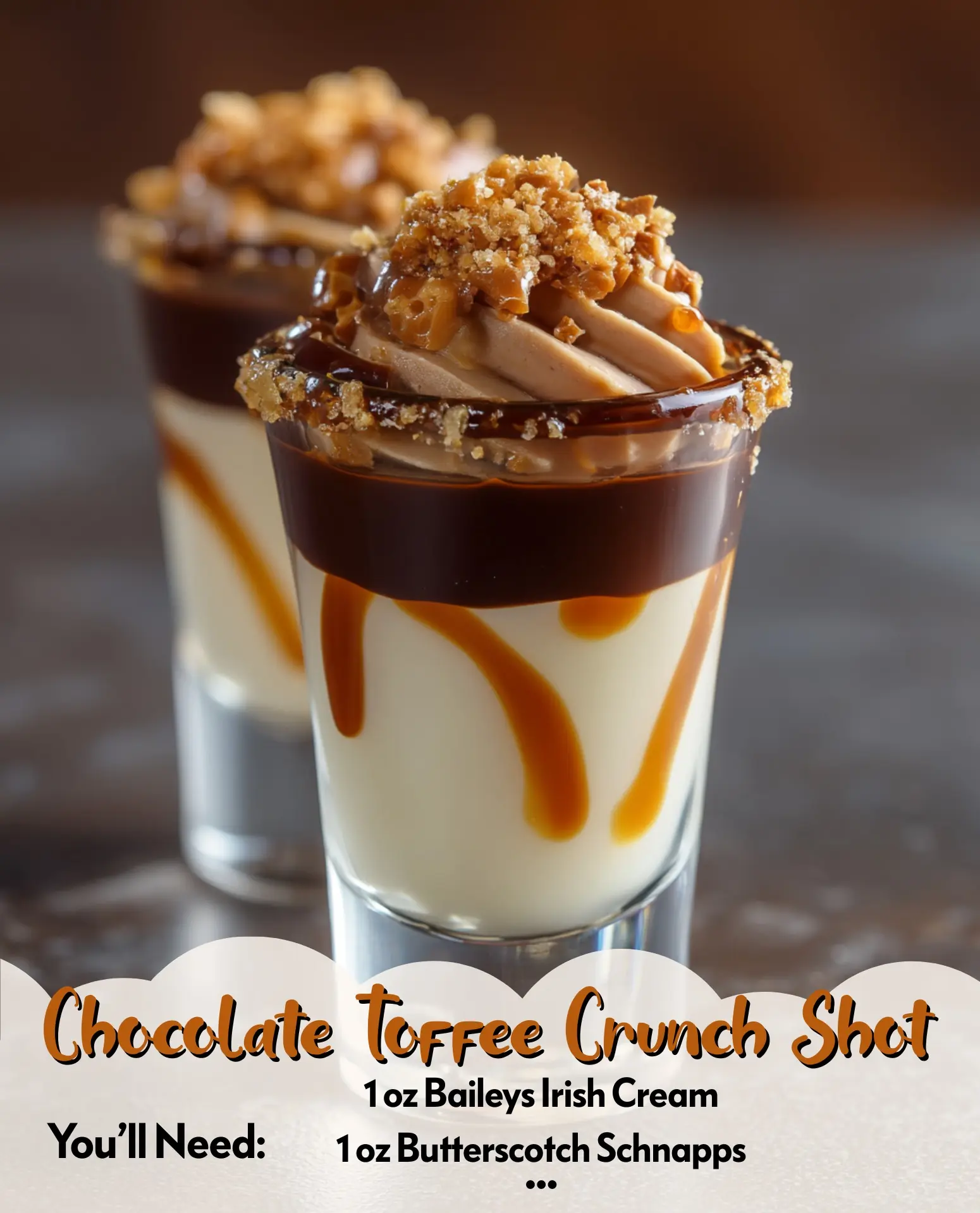 Chocolate Toffee Crunch Shot Recipe