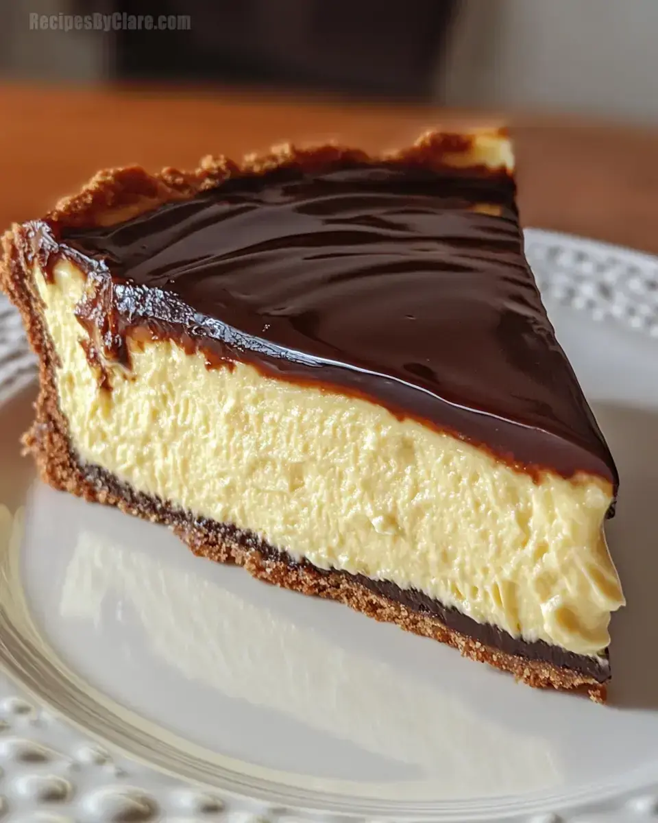 Boston Cream Cheesecake