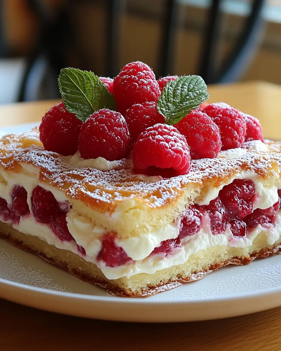 Raspberry Tres Leches Cake