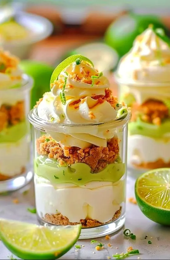 KEY LIME CHEESECAKE PARFAITS