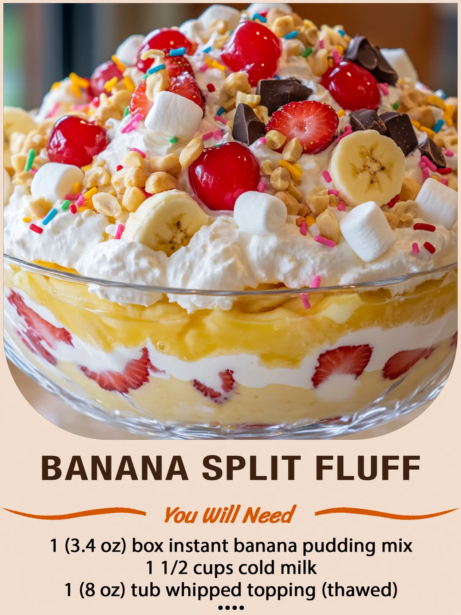 Banana Split Fluff