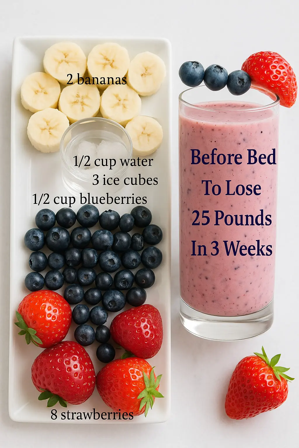 Berry Banana Weight Loss Smoothie