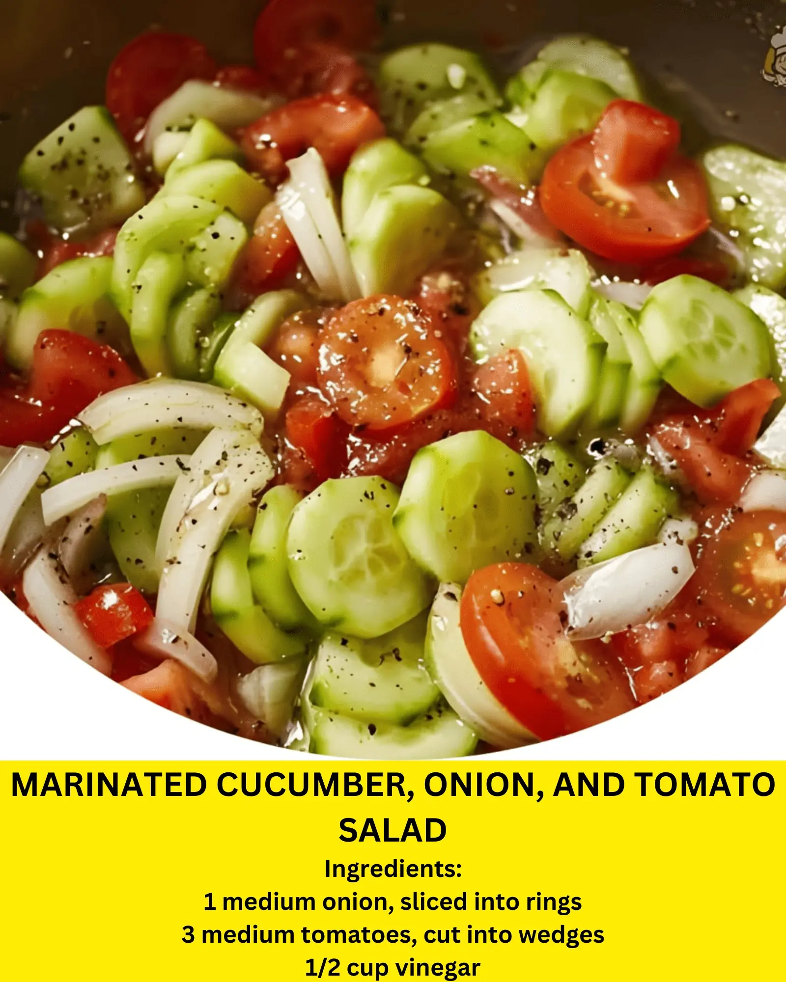 Tomato, Cucumber and Onion Salad