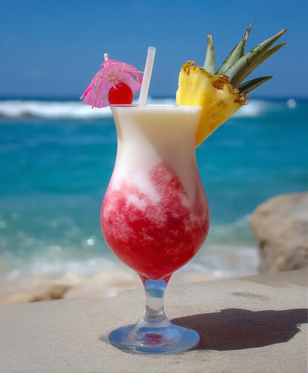 πΉ Volcanic Vacation Drink β Lava in a Glass
