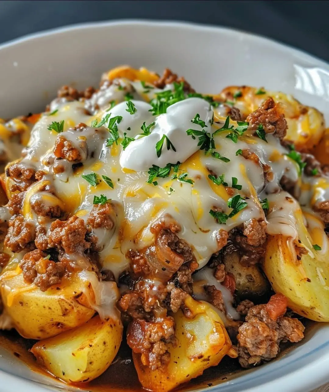Slow Cooker Hamburger Hash