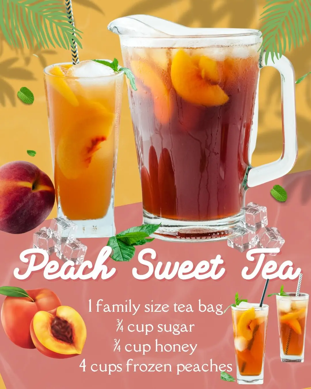 Sweet Peach Iced Tea