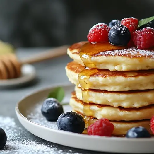 Fluffy Flourless Cottage Cheese Pancakes β Your New Favorite Protein Breakfast