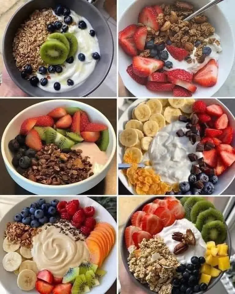 🥣 Light Yogurt & Fruit Dinner Bowls