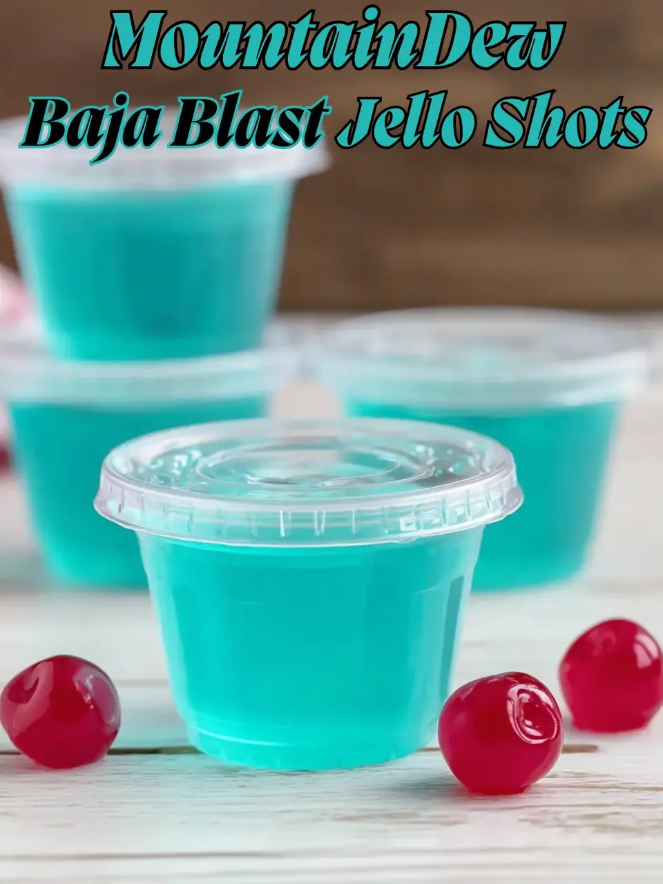 🏝️ Mountain Dew Baja Blast Jello Shots 💙
