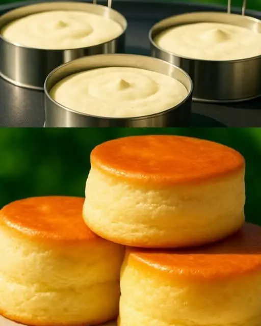 Fluffy Japanese Soufflé Pancakes