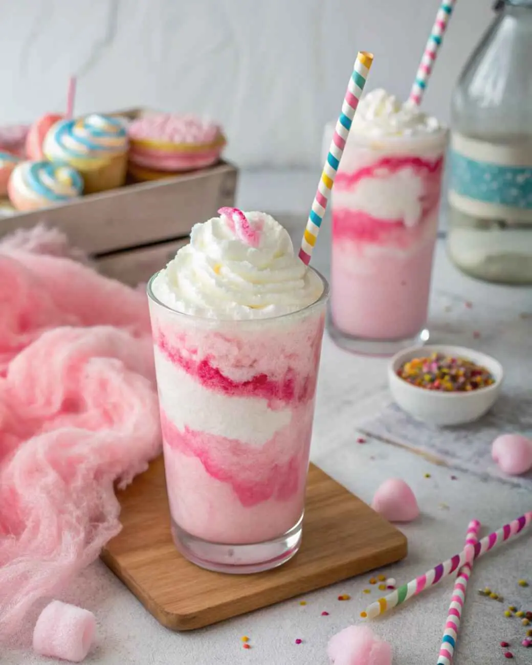 🌈 Cotton Candy Swirl Cocktail