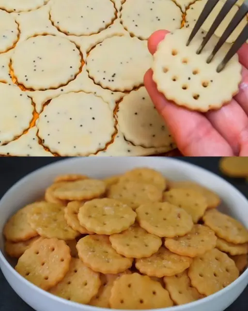 Salt Crackers & Salt cookies! Without egg and without butter!