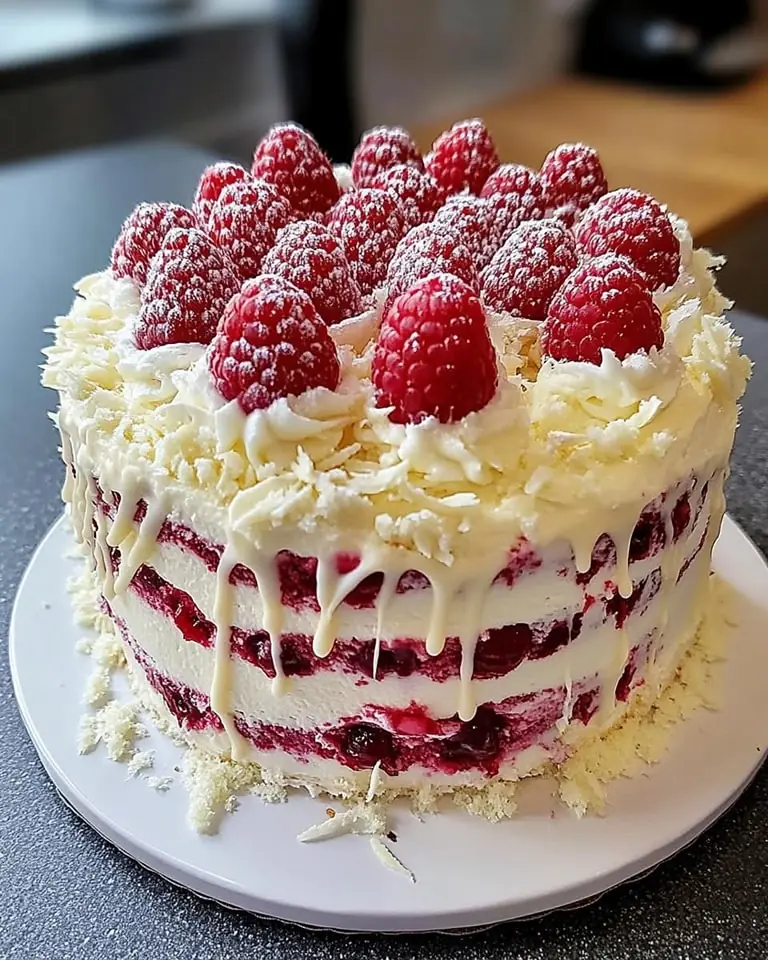 π°π« White Chocolate Raspberry Dream Cake π«π°